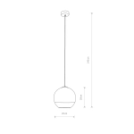 Lampa wisząca GLOBE PLUS S 7605 Nowodorski - zdjęcie 2